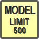 Piktogram - Model: Limit 500